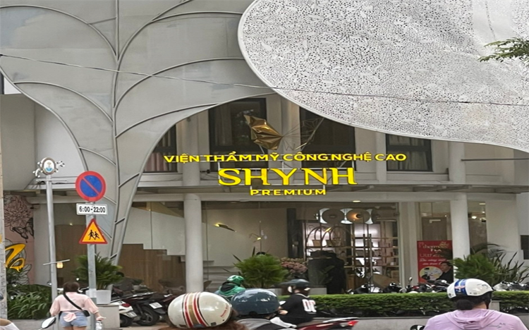 Phòng khám chuyên khoa Da liễu thuộc chi nhánh Công ty TNHH Shynh House, quảng cáo trái phép liên quan đến NAD+ - Ảnh: Sở Y tế TP HCM