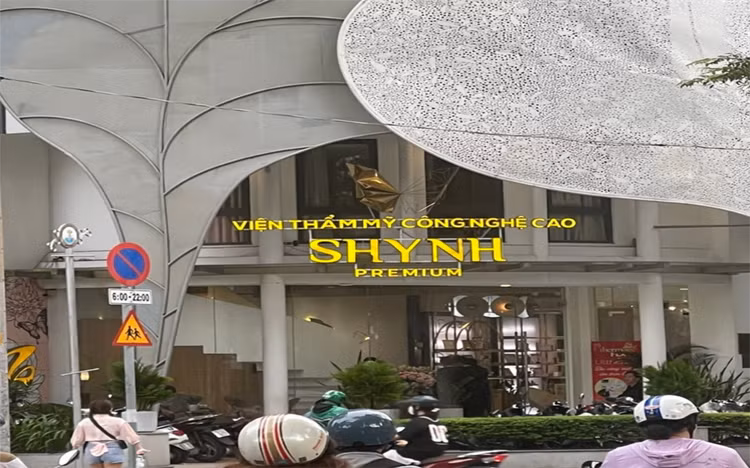 Phòng khám chuyên khoa Da liễu thuộc chi nhánh Công ty TNHH Shynh House, quảng cáo trái phép liên quan đến NAD+ - Ảnh: Sở Y tế TP HCM