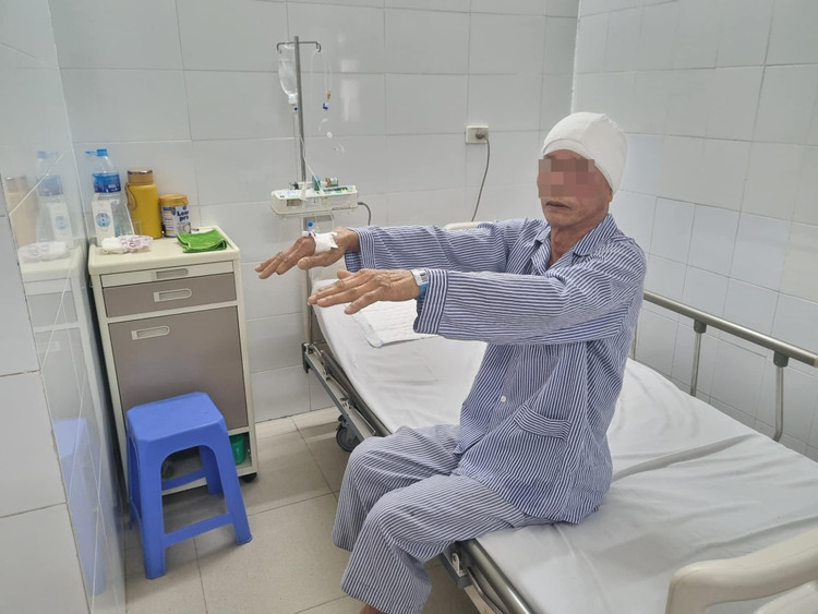 Bệnh nhân hồi phục sau 1 ngày phẫu thuật