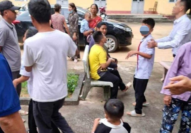 Trường Tiểu học Yên Phú nơi xảy ra sự việc.