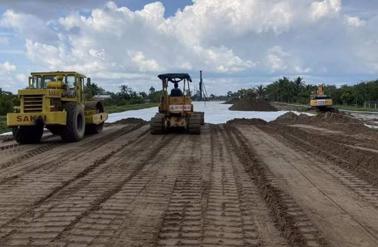 Vật liệu cát biển được thí nghiệm, nghiên cứu đắp nền đường trong bối cảnh vật liệu đất đắp cho các dự án cao tốc qua khu vực ĐBSCL đang rất thiếu