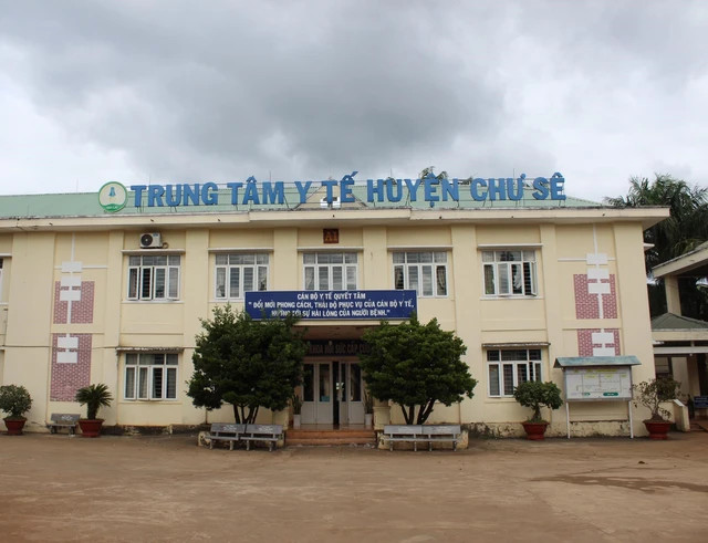 Trung tâm Y tế huyện Chư Sê, nơi bác sĩ Hằng bị hành hung - Ảnh minh họa