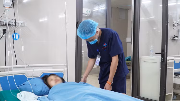 Bệnh nhân đã tiến triển tốt sau phẫu thuật