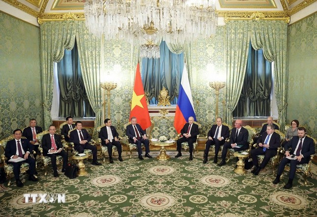 Tong Bi thu To Lam hoi dam voi Tong thong Nga Vladimir Putin-Hinh-2