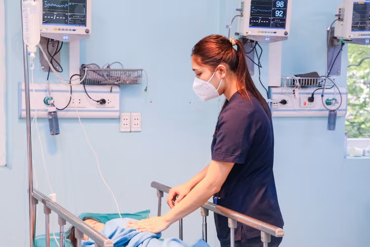 Bệnh nhi sau phẫu thuật - Ảnh BVCC