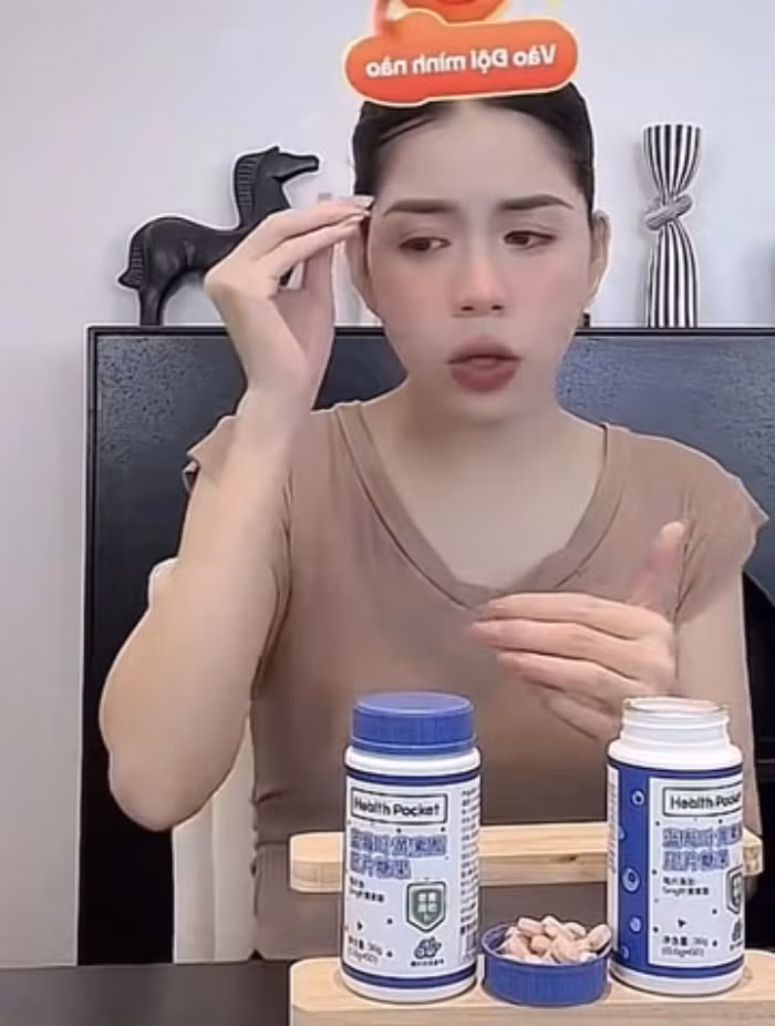 Sản phẩm “1 viên kẹo bằng 12 kg việt quất” giúp sáng mắt của Hằng Du Mục'- Ảnh nguồn internet