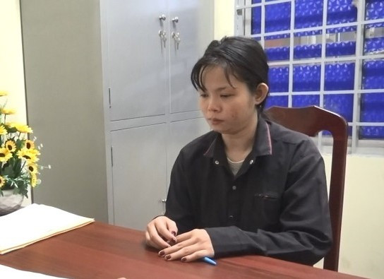 Thảo tại cơ quan công an - Ảnh: NLĐ