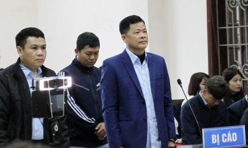 Cựu Bí thư Thành ủy Thái Nguyên Phan Mạnh Cường tại tòa án