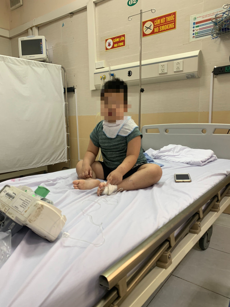 Trẻ được cứu thành công