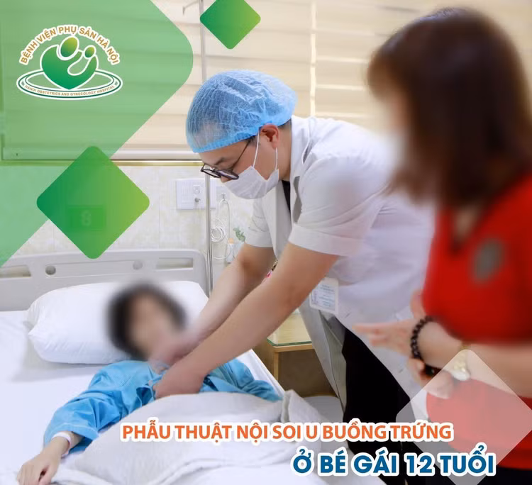 Bảo tồn buồng trứng thành công cho bé gái 12 tuổi bị u nang - Ảnh: BVCC