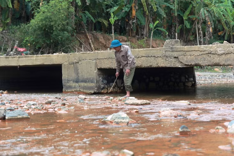 UBND huyện Quỳ Hợp cảnh báo người dân các xã liên quan không đánh bắt cá, ăn cá chết hay sử dụng nguồn nước dòng suối Nậm Huống.
