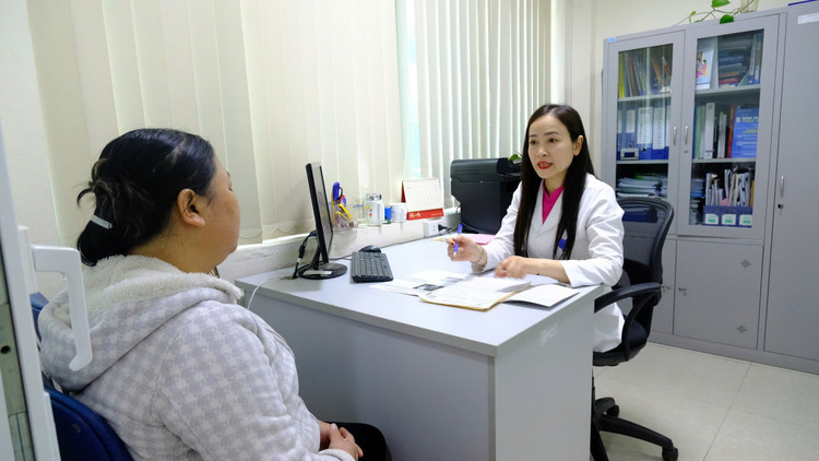 Tư vấn dinh dưỡng cho bệnh nhân - Ảnh BVCC