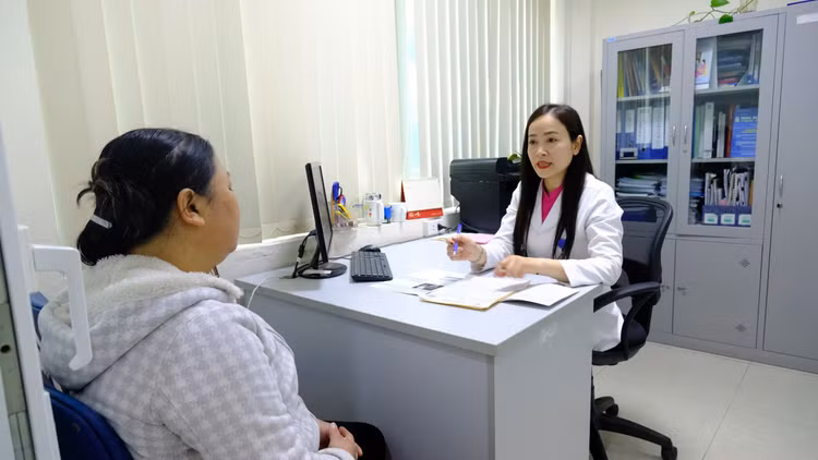 Tư vấn dinh dưỡng cho bệnh nhân - Ảnh BVCC