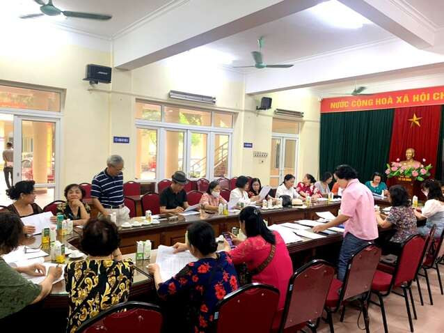 Triển khai công tác dân số tại quận Cầu giấy