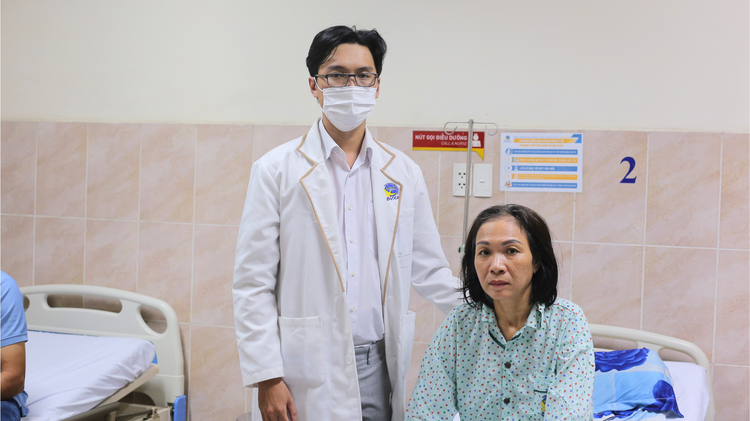 Người bệnh bình phục sau phẫu thuật - Ảnh BVCC