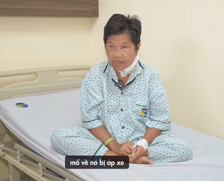 Bệnh nhân ổn định sau phẫu thuật nói về bệnh của mình - Ảnh BVCC