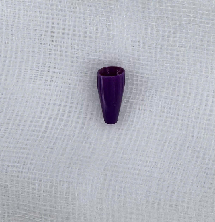 Đầu bút bi được gắp ra ở trẻ - Ảnh BVCC