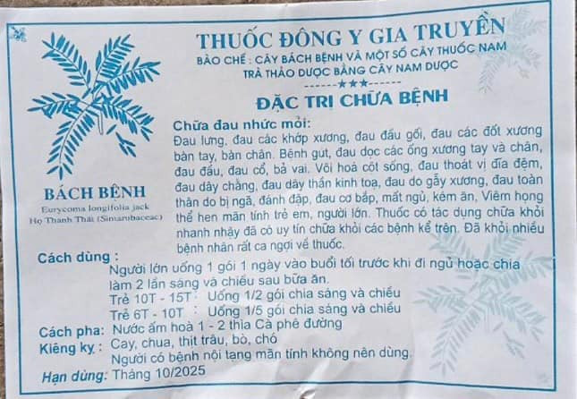 Loại thuốc Đông y gia truyền khiến bệnh nhân bị sốc phản vệ