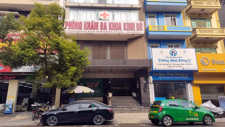 Phòng khám Đa khoa Kinh Đô - Ảnh: Báo Bắc Giang