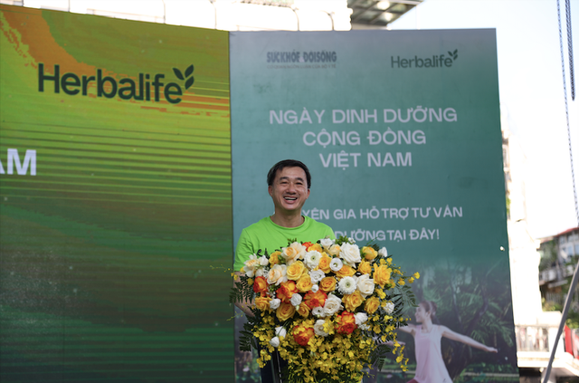 TTƯT.GS.TS Trần Văn Thuấn - Thứ trưởng Bộ Y tế phát biểu tại sự kiện.