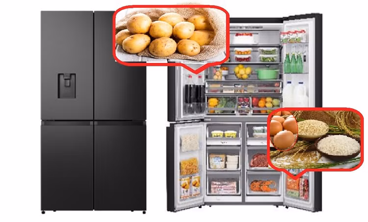 Khoai tây không nên để trong tủ lạnh - Ảnh minh họa