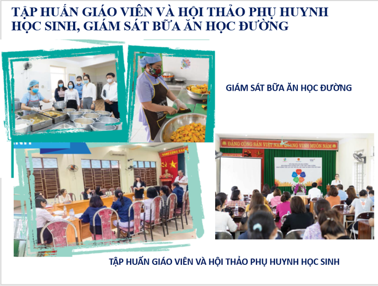 Đẩy mạnh các hoạt động dinh dưỡng học đường