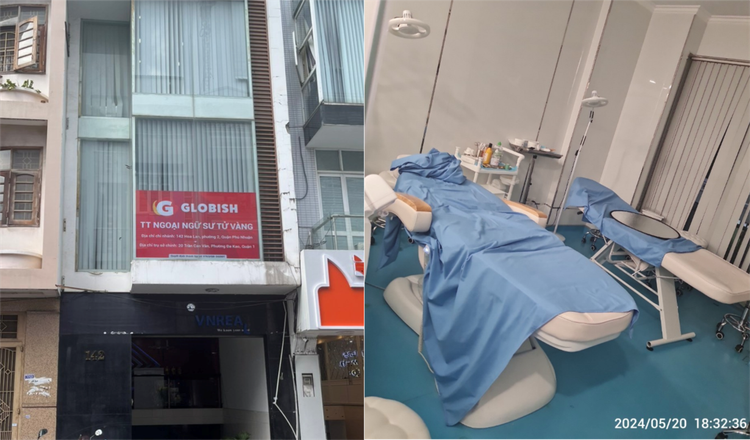 Hình ảnh kiểm tra bên ngoài và bên trong tại địa chỉ 142 Hoa Lan, phường 2 - Ảnh: Sở Y tế TP HCM