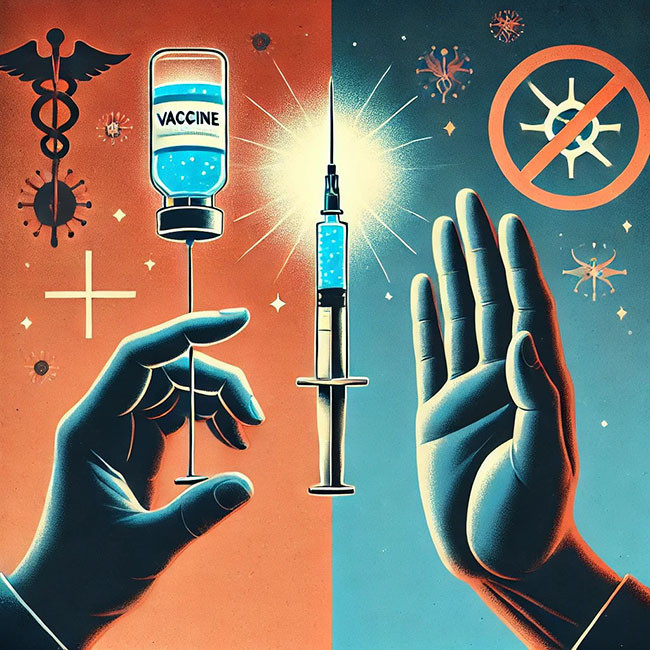 Chống đối vắc xin là nguyên nhân gián tiếp gây ra các đợt bùng phát dịch bệnh - Ảnh Internet