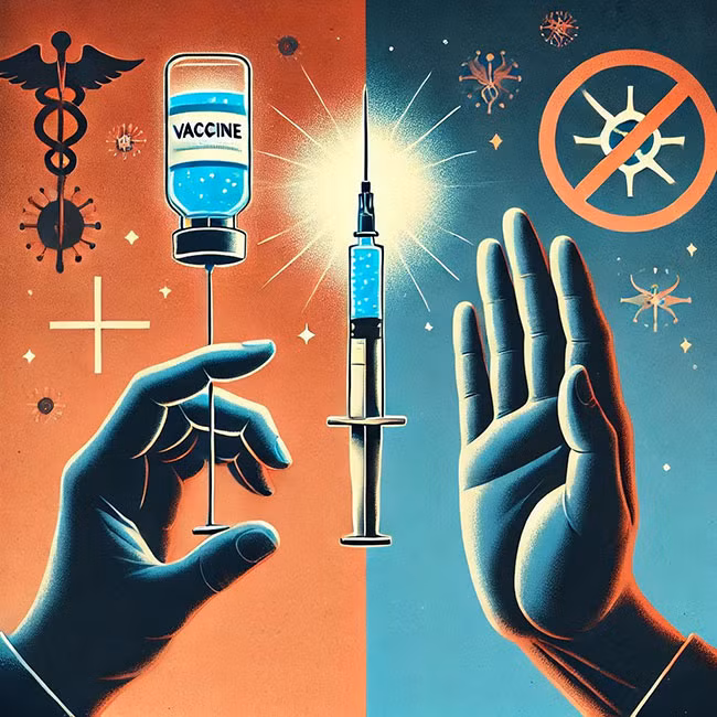 Chống đối vắc xin là nguyên nhân gián tiếp gây ra các đợt bùng phát dịch bệnh - Ảnh Internet