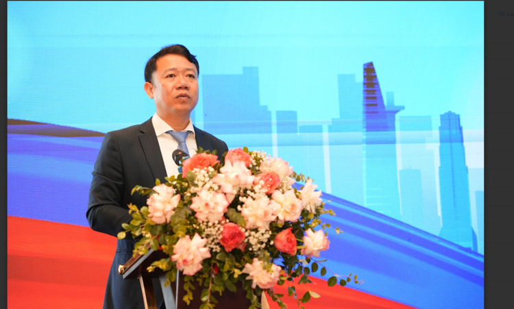 Ông Lê Thanh Dũng, Cục trưởng Cục Dân số, Bộ Y tế phát biểu tại Hội thảo