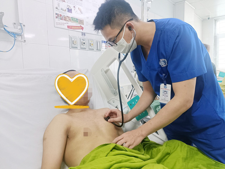 Hình ảnh người bệnh ổn định sau ngày thứ 8 - Ảnh BVCC