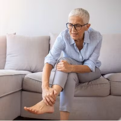 Kéo giãn mắt cá chân - Ảnh BSCC Kéo giãn mắt cá chân - Ảnh BSCC