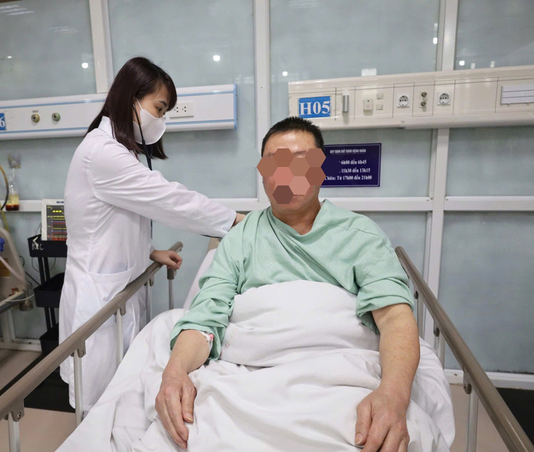 Đến đúng thời điểm vàng, bệnh nhân nhồi máu não được cứu sống kịp thời - Ảnh BVCC