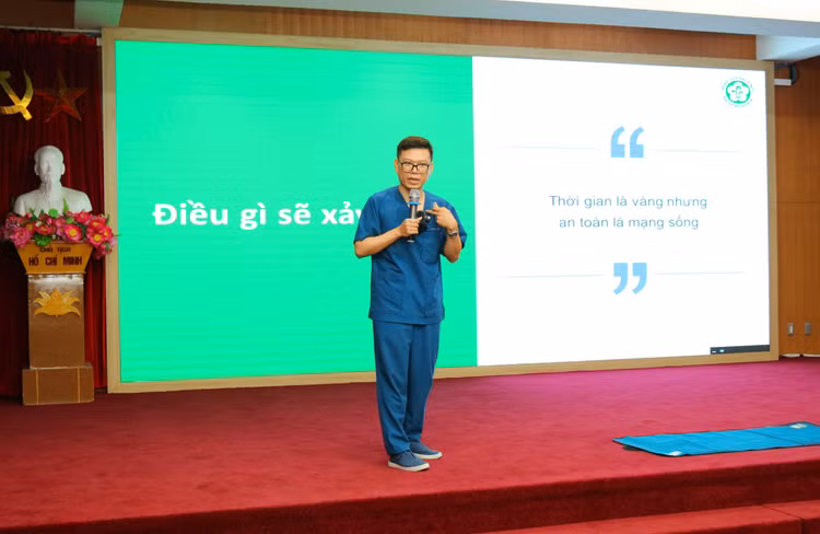 BS Ngô Đức Hùng cung cấp kỹ năng sơ cấp cứu cơ bản