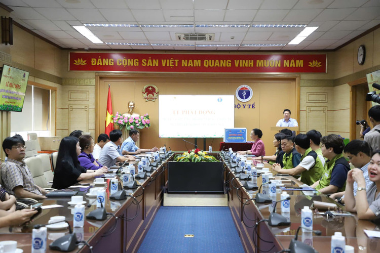 Quang cảnh buổi lễ phát động - Ảnh Bộ Y tế cung cấp