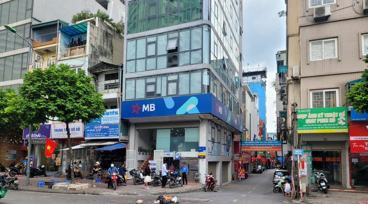 Chi nhánh ngân hàng MB nơi bà T. giao dịch