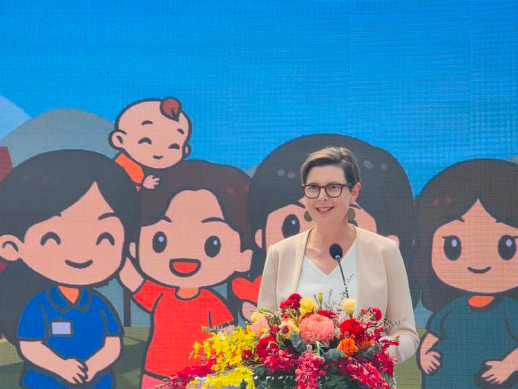 Đại diện tổ chức Y tế thế giới tại Việt Nam phát biểu - Ảnh Bộ Y tế