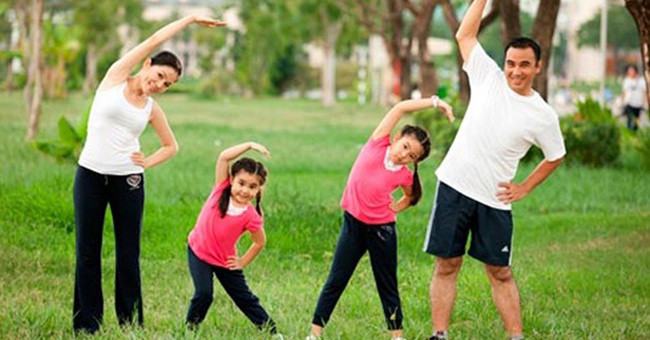 Tập một số bài thể dục đơn giản