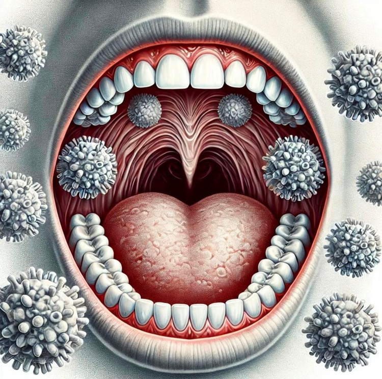 Vi khuẩn bạch hầu tấn công hệ hô hấp - Ảnh minh họa