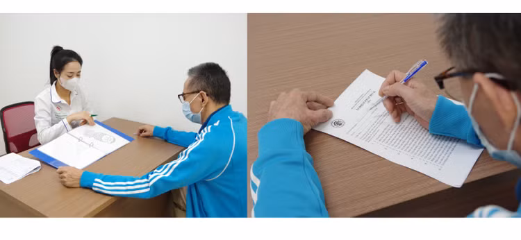 Thực hành test dấu hiệu sa sút trí tuệ tại Bệnh viện Trung ương Quân đội 108