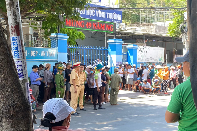 Trường Tiểu học Vĩnh Trường có nhiều học sinh phải nhập viện - Ảnh: Báo Khánh Hòa Online