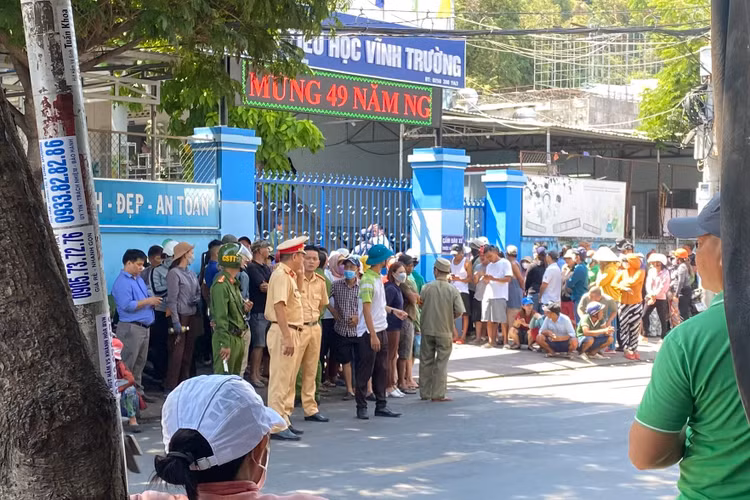 Trường Tiểu học Vĩnh Trường có nhiều học sinh phải nhập viện - Ảnh: Báo Khánh Hòa Online