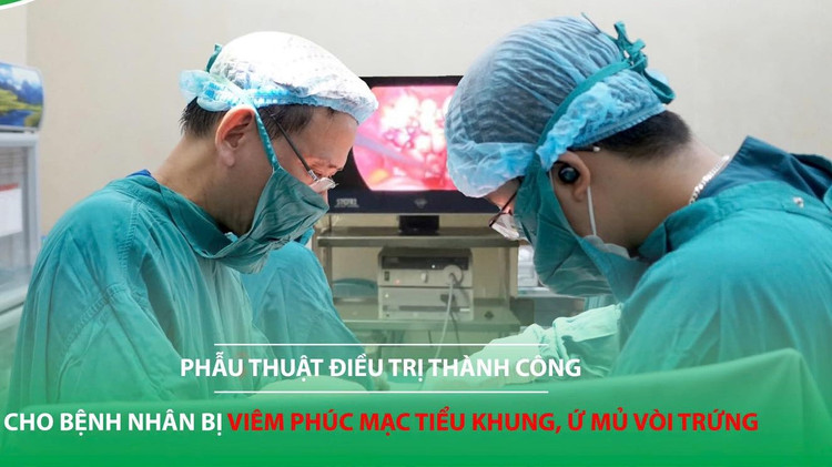 ThS.BSCKII Đỗ Khắc Huỳnh, Phó giám đốc Bệnh viện cùng ekíp phẫu thuật cho bệnh nhân - Ảnh BVCC