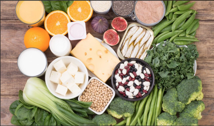 Bổ sung thực phẩm giàu canxi để cơ thể khỏe mạnh - Ảnh minh họa