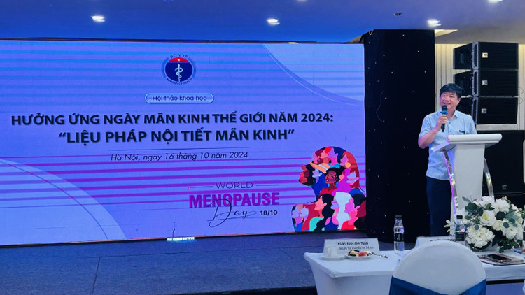 Ông Đinh Anh Tuấn, Vụ trưởng Vụ Sức khỏe bà mẹ và trẻ em, Bộ Y tế phát biểu