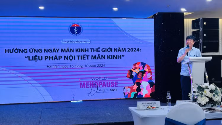 Ông Đinh Anh Tuấn, Vụ trưởng Vụ Sức khỏe bà mẹ và trẻ em, Bộ Y tế phát biểu