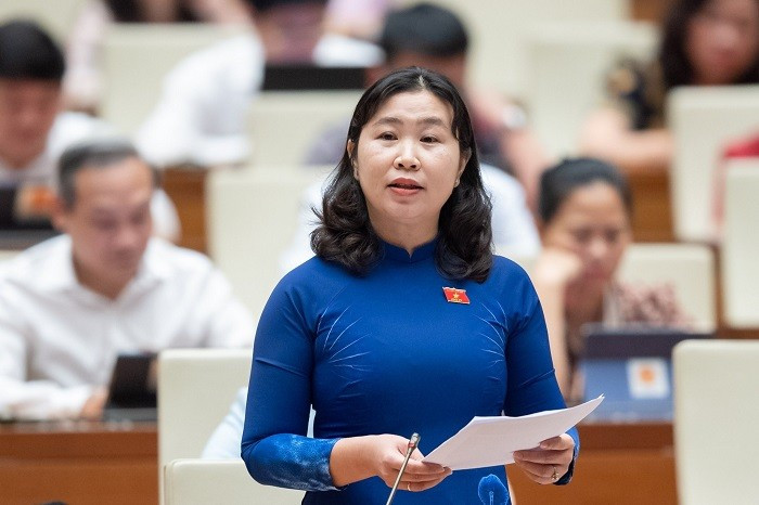 Đại biểu Lê Thị Song An (Long An). Ảnh: QH.