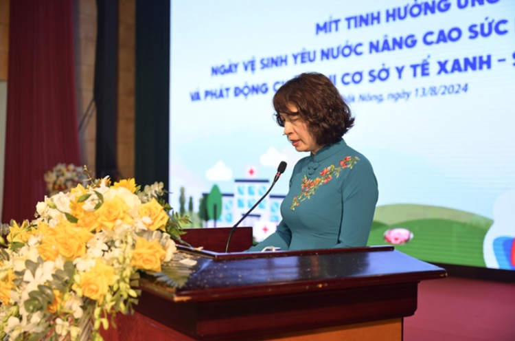 PGS.TS. Nguyễn Thị Liên Hương - Thứ trưởng Bộ Y tế chính thức phát động Cuộc thi Cơ sở y tế Xanh - Sạch - Đẹp lần thứ I. PGS.TS. Nguyễn Thị Liên Hương - Thứ trưởng Bộ Y tế chính thức phát động Cuộc thi Cơ sở y tế Xanh - Sạch - Đẹp lần thứ I.