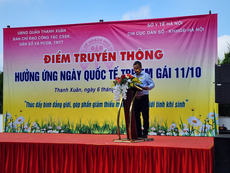 Ông Nguyễn Minh Hải, Giám đốc Trung tâm Y tế quận Thanh Xuân