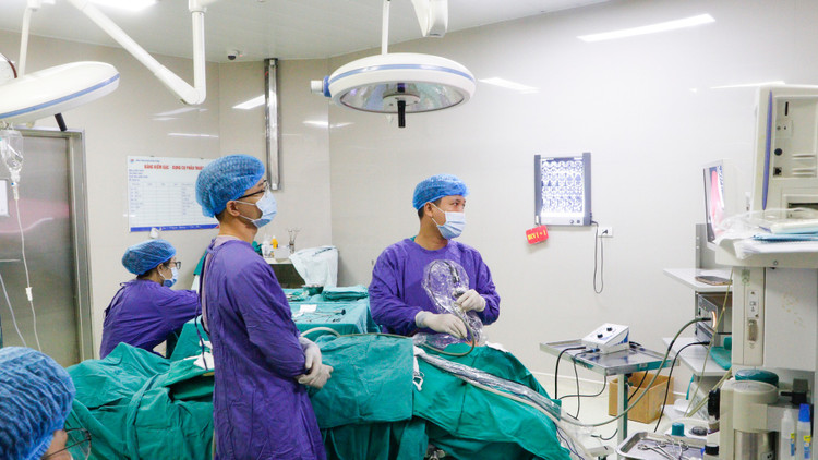 Ca phẫu thuật nội soi cho bệnh nhân
